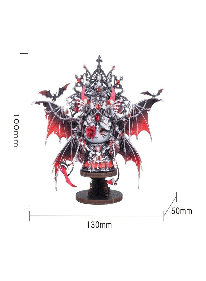 مو مجموعة ألغاز معدنية ثلاثية الأبعاد من MU، تتضمن مجسم قطة صغيرة مستوحاة من ملكة مصاصي الدماء المظلمة، مع قاعدتين، ونماذج معدنية مصغرة للقطط، ومجموعات تجميع يدوية، وهدايا أعياد ميلاد، وديكورات منزلية ومكتبية. - Image 4